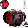 EUROPLAST 125mm Ventilatore Per Tubo Di Scarico - Silenzioso Con