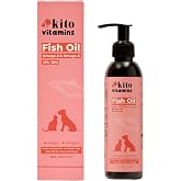 Chito Fish Oil 200 ml (Omega 3 & 6 Content Fish Oil for Cats and Dogs, Skin, Feather, Joint and Heart Health Promoting)