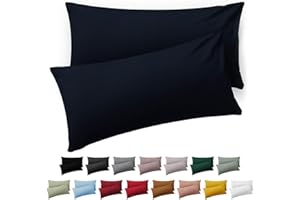 Blumtal Federe Cuscini Divano 50x80 cm - Set di Copricuscini per Divani in Microfibra a 2 Pezzi con Chiusura a Busta, certificati Oeko-Tex, extra morbidi e lavabili - Blu Oceano