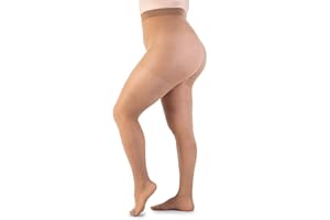 LEELA LAB Collant Curvy Taille Haute Voile 30 Deniers