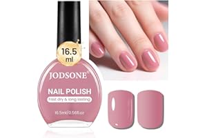 JODSONE 16.5ml Dusty Rose Nail Polish Large Volume Quick Drying Light Pink Nail Polish, Fast Drying and Long Lasting Color Nail Art DIY Home Manicure Gift for Women