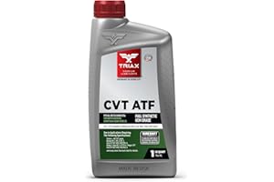 TRIAX CVT ATF Fluido per Trasmissioni CVT/Olio Cambio Automatico CVT: Completamente Sintetico, Tecnologia Sure-Shift Antiscivolo; Supera le Specifiche OEM, Compatibilità Universale