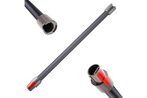 Qygba Tubo de Extensión para Dyson V7 V8 V10 V11 V15 Series Aspiradora, Accesorio de Tubo Liberación Rápida Varilla Repuesto, 73 cm(Gris)