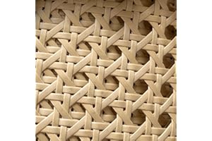 RESTAURACIONES VINTAGE Mètre linéaire de grille en osier HDPE synthétique (pois chiches, 40 cm x 2 m)