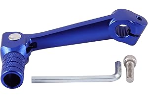 GOOFIT Engranaje plegable de aluminio de palanca de cambio CNC azul con herramientas Reemplazar Para T4 TGR MX6 M4 Most Dirt Pit Bikes ATV UTV