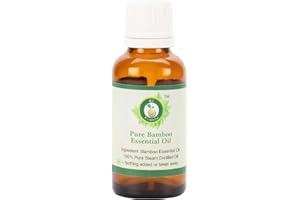 R V Essential Huile essentielle Bambou pur 30ml (1.01oz) - (100% Pur et naturelle Distillée vapeur) Pure Bamboo Essential Oil