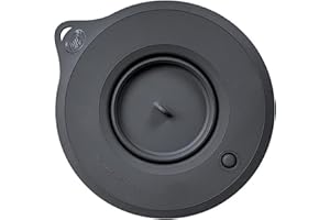 Kitty Professional Couvercle hermetique pour robot de cuisine résistant au lave-vaisselle | compatible avec les bols mélangeur Kitchen Aid 6,6 L et 6,9 L, valve Airlock (anthracite)