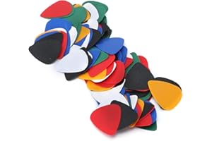 01 02 015 0,46 mm dickes Plektrum, 100 Stück Kunststoff-Plektren Abriebfestigkeit Gitarrenzubehör für Gitarristen