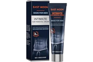 OPEIXSAYKOC Crema Depilatoria Íntima para Hombres - Eliminación Suave del Vello sin Irritación, para Piel Sensible, Uso en Cuerpo Entero y Zonas Íntimas, 100 ml