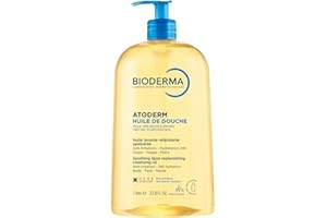 BIODERMA Atoderm Aceite de Ducha - Limpiador Calmante y Antirritante - Confort Inmediato e Hidratación Durante 24 Horas - Pieles Sensibles, Muy Secas o Irritadas - Envase con Dosificador de 1 l