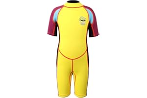 Gogokids Shorty Combinaison de Plongée Enfant, Neoprene 2.5MM Maillot de Bain pour Natation Activités Aquatiques 2-10 Ans