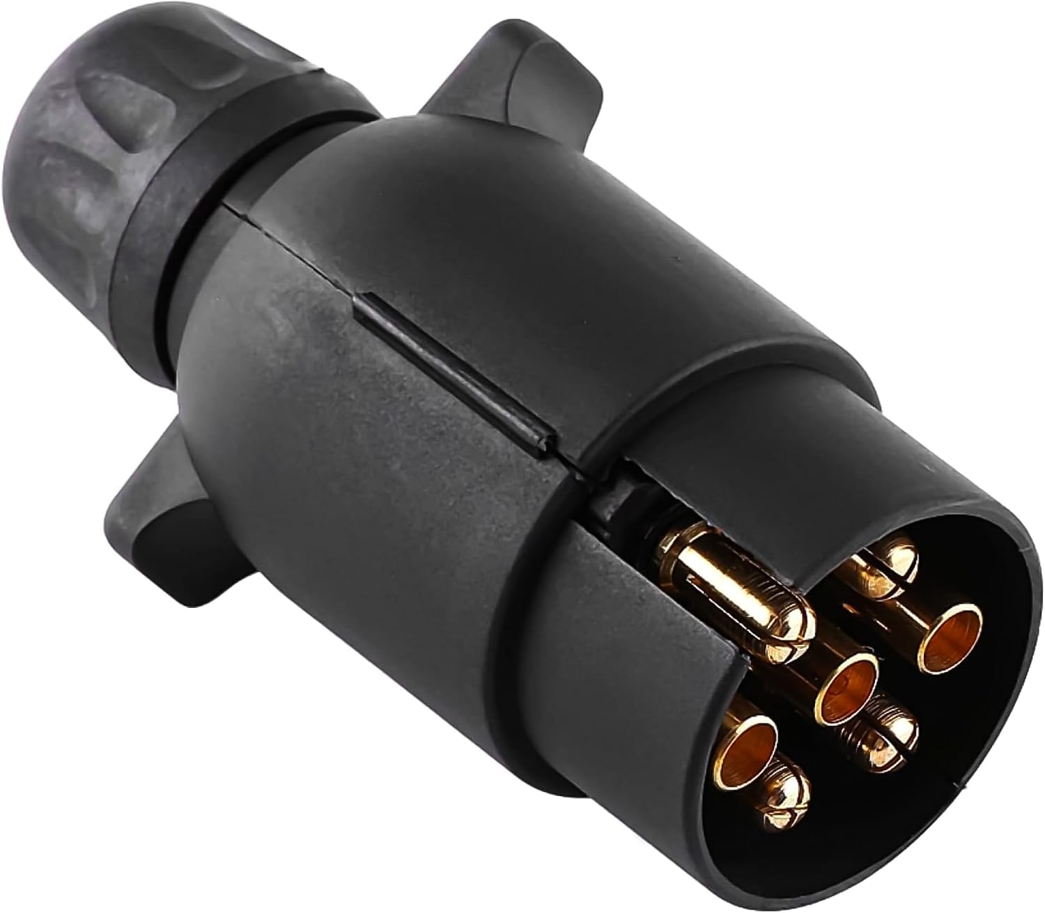 Double Dragon N-Type 7-Pin Trailer Board 12V Plug Towbar Socket Adapter | Waterproof | For Trailer, Caravan, Truck, RV, Towbar Towing, Auto Lamp & Road Lights Connector