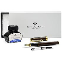 Diplomat Excellence A2 Füllfederhalter – Marrakesh Design, Breite Stahlspitze, Gold – Made In Germany