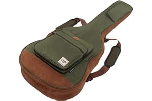 Ibanez IAB541-MGN Housse POWERPAD pour guitare acoustique, Vert mousse