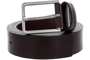 Calvin Klein Pasek męski 3,5 cm Essential Pas skórzany, Ciemny brąz, 90 (Taille fabricant: 85)