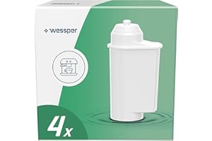 WESSPER Filtr wody do Siemens EQ6 TZ70003 Brita Intenza filtr do ekspresów do kawy serii EQ kompatybilny z EQ 6 Plus S700 TE657503de Bosch 12008246 (3,4,6,10 sztuk)