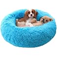 Monba Premium Orthopädisches Haustierbett Für Große Und Extra Große Hunde,Donut Hundebett Weiches Plüsch Rundes Hundesofa Mit Wasserfeste