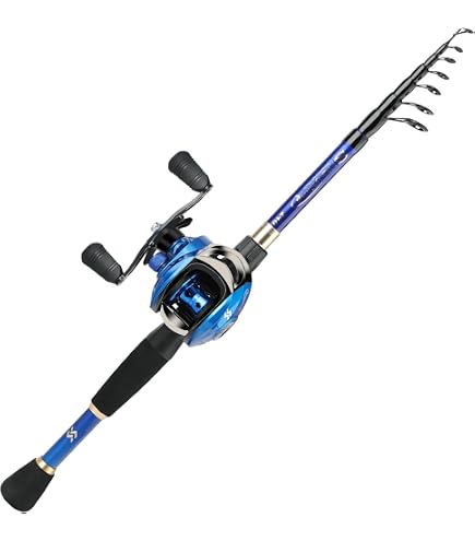 Shakespeare Alpha Medium 6' Low Profile Fishing Rod and Bait cast