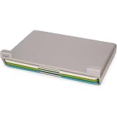 Joseph Joseph Folio Slim 3 Par&ccedil;alı Raf Altı Doğrama Tahtası Seti, &Ccedil;ok Renkli