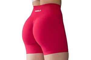 AUROLA Intensify Workout Shorts for Women Seamless Scrunch Short Gym Yoga Running Sport Active Exercise Fitness Shorts