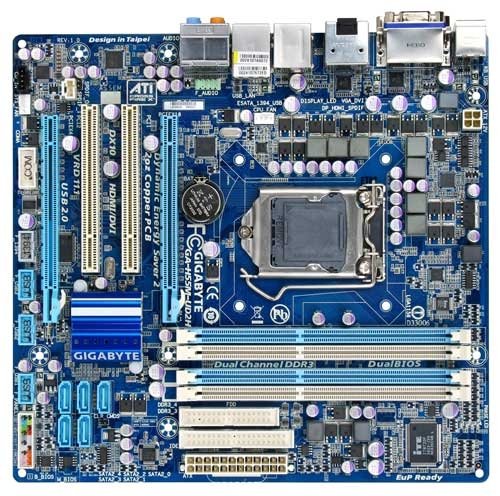 Preisvergleich Produktbild Gigabyte Mainboard GA-H55M-UD2H (LGA1156, Micro ATX)