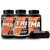hard line nutrition Hardline Omega3 & Zma & Tribulus Combination