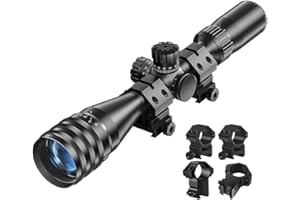 Paike Zielfernrohr 6-24x50 AOE Rot Grün Blau Beleuchtet Mit Sonnenschutz