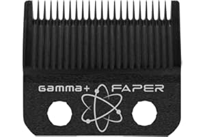 GAMMAPIU' Gamma+ Lama Fissa DLC Faper per Tagliacapelli, Lama di Ricambio per Clipper, Accessorio originale Gamma+, Compatibile con Gamma+ Boosted, Ryde, X-Ergo, Golden Gun, Alpha, Cyborg, Protégé Clipper
