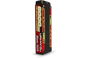 Gens ace Lipo Batterie 6000mAh 7.6V 130C 2S Batterie Lipo avec étui Rigide 57# HV pour UAV et RC Voiture/Bateau/Type hélicoptère