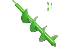 YUR1HELP 10 x 40 cm Plant Drill for Cordless Screwdriver, Earth Hole Drill for Drill, Garden Drill, Hand Auger, Hand Auger, Spiral Drill