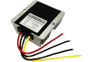 EBILUN 24V To 13.8V DC Buck Power Converter, 20A 276W DC Power Supply Voltage Changer Adapter Regulator