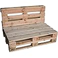 Divano In Pallet EPAL 2 Posti Per Esterni - Richiudibile, Vernice Bianco Waterproof - Foto 10