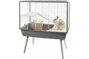 Zolux Cage Neo Muki Grand Rongeur L 77.5 X P 47.5 X H 87.5 Cm Grise