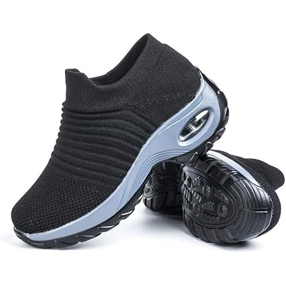 Donna Scarpe Da Ginnastica Sportive Sneakers Dimensione Running Basse Basket Sport Outdoor Fitness Mesh Scarpe Da Corsa Scarpe Da Barca Mesh Scarpe Da Camminata Donna Mocassini Zeppa - 14