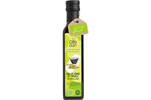 CIBO CRUDO CRUDO BIOLOGICO VEGAN Huile de Pepin de Courge Bio - 250ml. Huile Graine de Courge Alimentaire Crue et Pressée à froid. 100% Pur et Naturel. Huile per Chevux ou Saison.