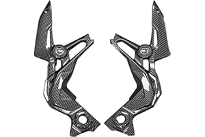 TAZGANTAX Couvercle latéral de Cadre de Moto pour Z-900 Kit de Garniture de carénage de Cadre de Panneau latéral en ABS pour Les Accessoires Z900 Z 900 2020 2021 2022 2023 2024(Aspect fibre de carbone)
