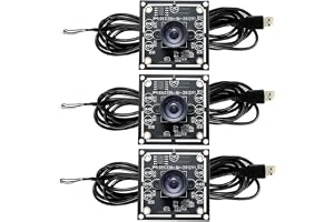 Asyduey 3-delad kameramodul 100 grader OV9732, 2 m kabel, 1280 x 720, 30 Fps, för DIY Autodarts.Io, USB-enhet gratis