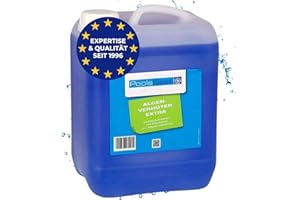 PoolsBest Algenverhüter extra 5L I schaumfreier Algenvernichter für Pool I hochdosiertes Algenmittel zur Wasserpflege- & Reinigung I Poolreiniger mit Klareffekt gegen grünes Wasser im Pool