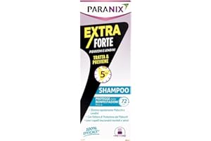 Paranix Shampoo Extra Forte Tratta & Previene Pidocchi e Lendini In 5 Minuti, Multicolore, 200 ml