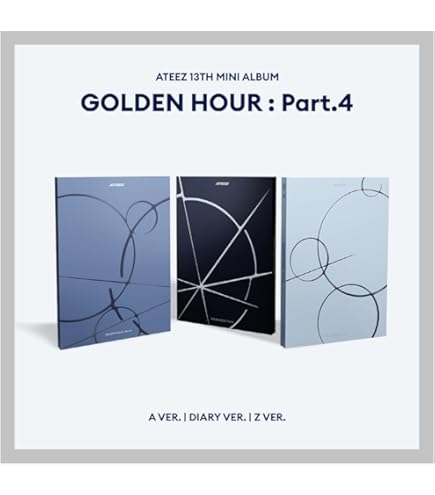 ATZ ATEEZ GOLDEN HOUR : Part.4 [Photobook Ver.] 13th Mini Album (A
