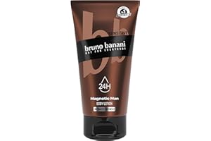 ‎BRUNO BANANI bruno banani Balsam do ciała Magnetic Man, pielęgnujący balsam do ciała 3 w 1 o urzekającym zapachu drewna, 150 ml