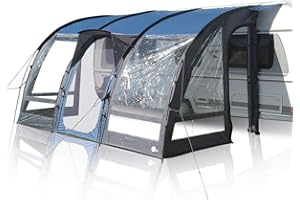 YOUR GEAR GEAR auvent de Caravane Verona 390 Tente de Caravane étanche 5000mm Voyage Blue Grey