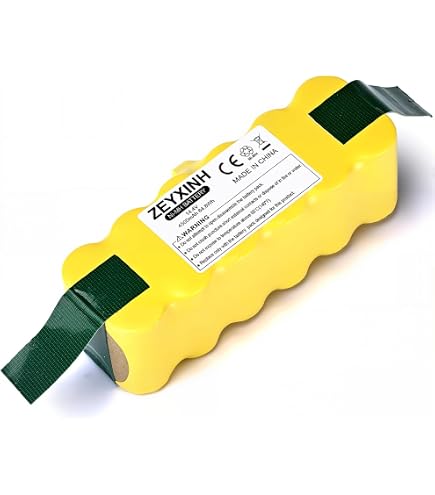 Batterie 14.4V 4500mAh Pour Roomba Séries 500 600 700 800 - Ni-MH Longue Durée - 1000 Cycles - 10
