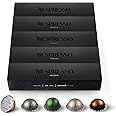 Nespresso VERTUO Line Signature Selection Melozio, Fortado, Stormio, Double Espresso Chiaro, Arondio. Total of 50 Capsules of VertuoLine
