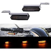 Frecce LED 3in1 Con Fanale Posteriore Luce Freno Nero Tinta Moto Quad - Foto 10