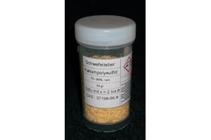 Svavelgpulver kaliumpolysulfid K2Sx, 50 g, 75-85 % ren