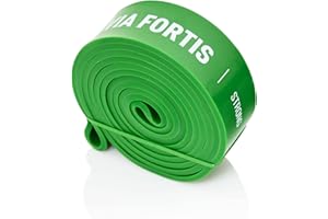 ‎VIA FORTIS VIA FORTIS Premium Resistance Bands + Übungsanleitung und Tasche - Widerstandsbänder/Klimmzugband und Klimmzughilfe/Fitnessband/Trainings-Bänder für Fitness & Krafttraining