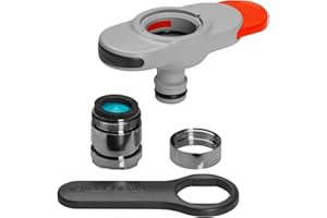 ‎GARDENA GARDENA Hahnverbinder für Innenarmaturen Artikelnummer (18210-20) Einheitsgröße passend für die meisten Wasserhähne mit M 24 x 1 Innengewinde und M 22 x 1 Außengewinde