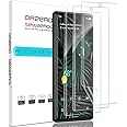 NEWZEROL 3 stycken skärmskydd kompatibla med Google Pixel 6 Pro, [stöd för fingeravtrycksigenkänning] [Maximal täckning] Inga