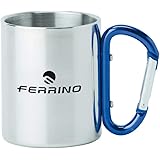 Ferrino, Tazza con Moschettone Grigio
